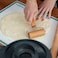Fitto 10cm Wooden Rolling Pin - Premium Quality Baking Tool for Pastry, Dough, and Pizza - Durable, Easy to Clean, Perfect for Kids and Adults, Non-Stick Surface, Kitchen Essential