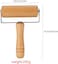 Fitto 15cm Wooden Rolling Pin &ndash; Premium Natural Beechwood Dough Roller for Baking, Pastry, Pizza, and Cookies &ndash; Ergonomic Design for Easy Handling