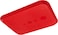 Fitto Plain Red Tray &ndash; Versatile and Durable Serving Tray for Home, Kitchen, Restaurant, and Parties   Perfect for Food, Snacks, Drinks, and Decorative Use   Easy to Clean and Lightweight