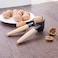 Fitto Premium Nutcracker with Wooden Handle - Durable & Ergonomic Kitchen Tool for Cracking Nuts, Shells, and More - Ideal for Home Cooks & Entertaining