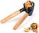 Fitto Premium Nutcracker with Wooden Handle - Durable & Ergonomic Kitchen Tool for Cracking Nuts, Shells, and More - Ideal for Home Cooks & Entertaining