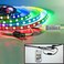 Fitto 16 Color LED Strip Lights with Remote Control, 5M Flexible RGB LED Light Strip for Home Decoration, Party, and Mood Lighting, Easy Installation and Energy Efficient