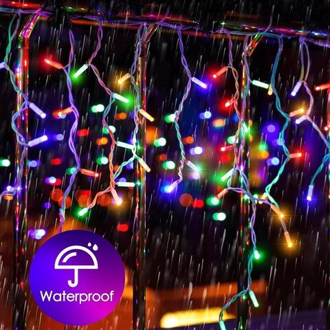 Fitto 50m LED Decorative String Light Bulb - Waterproof, Energy-Efficient, Warm White, Indoor/Outdoor Lighting for Christmas, Weddings, Parties, Garden, Home Decor - 200 LEDs