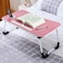 Fitto Study/Laptop Table, Pink - Adjustable Height &amp; Ergonomic Desk, Portable Workstation for Home, Office, Kids, and Students, Foldable and Compact, Sturdy Construction