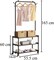 Fitto Standing Metal Coat Stand - Stylish Black Free-Standing Organizer for Coats, Jackets, Hats, and Umbrellas - Heavy Duty Durable Design for Home, Office, and Entryway Use