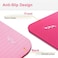 Fitto 4mm Thick Yoga Mat, 61x183cm - Non-Slip, Eco-Friendly Pink Exercise Mat for Yoga, Pilates, Fitness, and Home Workouts - Extra Cushioning for Joint Support
