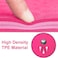 Fitto 4mm Thick Yoga Mat, 61x183cm - Non-Slip, Eco-Friendly Pink Exercise Mat for Yoga, Pilates, Fitness, and Home Workouts - Extra Cushioning for Joint Support