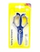 FITTO Safety Scissors for Kids &ndash; Stainless Steel Blades with Soft Grip Handle, Plastic Safety Cap, Ideal for School and Craft Use, Safe Craft Scissors for Children