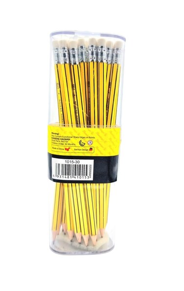 FITTO 48-Piece Pencil Set with Erasers &ndash; Pre-Sharpened Graphite Pencils for Writing and Drawing, Sturdy Design with Soft Erasers, Ideal for School, Office, and Art Supplies