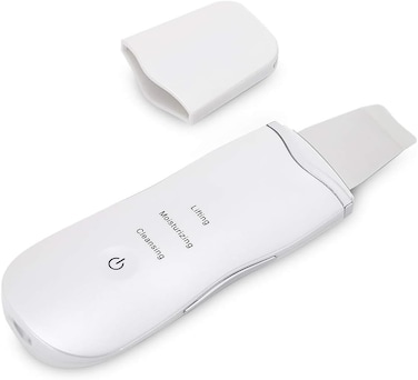 Fitto Portable Blackhead Removal Ultrasonic Facial Cleaner – Deep Pore Cleansing, Exfoliating & Skin Rejuvenating Face Device, Effective for Acne & Blackheads, Rechargeable & Waterproof