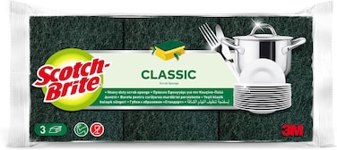 Fitto Heavy Duty Classic Nail Saver Scrub Sponge, 36 Units/Pack &ndash; Premium Cleaning Sponge for Kitchen, Bathroom, and Household Cleaning, Long-Lasting, Durable, Scratch-Free