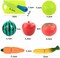 Fitto 16Pcs/Set Vegetables &amp; Fruits Baby Kitchen Toy Set - Pretend Play, Educational Kitchen Toys, Realistic Fruits &amp; Veggies, Safe &amp; Non-Toxic, Early Learning Toy for Toddlers &amp; Kids