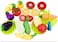 Fitto 16Pcs/Set Vegetables &amp; Fruits Baby Kitchen Toy Set - Pretend Play, Educational Kitchen Toys, Realistic Fruits &amp; Veggies, Safe &amp; Non-Toxic, Early Learning Toy for Toddlers &amp; Kids