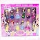 Fitto 12-Piece Princess Doll Set &ndash; Soft Glue Dolls for Girls, Perfect for Pretend Play, Dance &amp; Dress-Up, Princess-Themed Toy Set, Ideal Gift for Kids Ages 3+.
