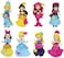 Fitto 12-Piece Princess Doll Set &ndash; Soft Glue Dolls for Girls, Perfect for Pretend Play, Dance &amp; Dress-Up, Princess-Themed Toy Set, Ideal Gift for Kids Ages 3+.