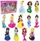 Fitto 12-Piece Princess Doll Set &ndash; Soft Glue Dolls for Girls, Perfect for Pretend Play, Dance &amp; Dress-Up, Princess-Themed Toy Set, Ideal Gift for Kids Ages 3+.