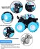 Fitto 4pc Big Wheel Monster Car Toys for Kids, 1:36 Scale, 4x4 Off-Road Remote Control Vehicles, Durable Plastic, Perfect for Boys &amp; Girls, Gift for Toddlers &amp; Children