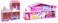 Fitto Plastic My Pretty Doll House Play Set for Girls (110 Pcs) Multicolor &amp; Toyzone Dollhouse Set (50 Pcs) &ndash; Fun Pretend Play &amp; Building Set for Kids, Educational Toy for Girls Ages 3+
