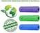 Fitto 4mm Thick Yoga Mat 61x183cm - Non-Slip, Eco-Friendly, Extra Durable Exercise Mat for Yoga, Pilates, and Home Workouts - Ideal for Men &amp; Women, Lightweight and Easy to Carry, Green