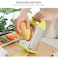 FITTO 3 Pcs Hand Grater with Box, Large-Capacity Food Grater for Cabbage, Carrot, Potato, Cucumber Slicing, Cheese Shredders, Durable Stainless Steel, Comfortable Handle, Non-Slip Edge