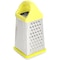 FITTO 3 Pcs Hand Grater with Box, Large-Capacity Food Grater for Cabbage, Carrot, Potato, Cucumber Slicing, Cheese Shredders, Durable Stainless Steel, Comfortable Handle, Non-Slip Edge