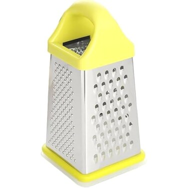 FITTO 3 Pcs Hand Grater with Box, Large-Capacity Food Grater for Cabbage, Carrot, Potato, Cucumber Slicing, Cheese Shredders, Durable Stainless Steel, Comfortable Handle, Non-Slip Edge