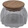 FITTO Cereal Dispenser Glass Jars with Lids &ndash; Airtight Kitchen Storage Containers for Dry Food, Coffee Beans, Tea, Sugar, and Candy