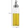 FITTO Glass Oil Dispenser, 500ml – Durable and Elegant Kitchen Accessory for Storing Cooking Oils