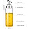 FITTO Olive Oil Dispenser Bottle – 10 Oz Glass Decanter with Dripless Spout & Degree Scale, Liquid Condiment Container for Kitchen