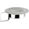 Fitto Elegant Glass Soap Dish - Decorative Bathroom Accessory   Clear Soap Holder for Shower, Sink, or Countertop   Durable &amp; Stylish Soap Tray for Bar Soaps   Modern Glass Soap Dish for Bathroom Deco