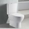 Fitto Complete Closed Couple WC Toilet Pan with Flushing Mechanism &amp; Soft Closing Seat Cover - Modern Bathroom Fixture, Easy Install, Water-Saving Design