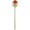 FITTO Plastic Toilet Brush &ndash; Double-Sided Bristles with Curved Long Handle for Indian Style Toilets