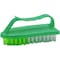 FITTO Clothes Cleaning Brush – Durable Reusable Laundry Brush with Comfortable Plastic Handle, Medium Size, Green Color for Clothes, Shoes, and Household Cleaning