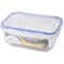FITTO 800 ml Airtight Plastic Food Container – Durable Kitchen Storage Solution, Microwave, Freezer, and Dishwasher Safe