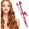 FITTO Hair Straightener with Temperature Control &ndash; 3-in-1 Electric Hair Straightener and Curler &ndash; Personal Hair Styling Tool for Women