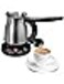 FITTO Turkish Coffee Maker &ndash; 800W Electric Coffee Pot with 600ml Capacity, 5-Cup Stainless Steel Kettle, Cool-Touch Handle for Turkish, Arabic &amp; Greek Coffee