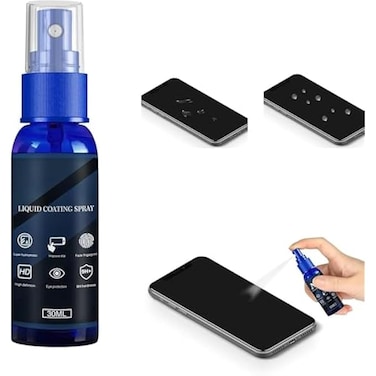 FITTO Premium Liquid Glass Coating Spray &ndash; Nano Screen Protector for Mobile &amp; All Surfaces &ndash; Waterproof, Oil-Resistant, Scratch Protection &ndash; 30ml