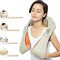 FITTO Electric Neck Massager with Shiatsu 4D Rotation, Heat Function & 3 Intensities for Shoulder and Neck Pain Relief – Relaxing Fatigue at Home, Office, or Car