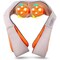 FITTO Electric Neck Massager with Shiatsu 4D Rotation, Heat Function & 3 Intensities for Shoulder and Neck Pain Relief – Relaxing Fatigue at Home, Office, or Car