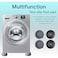 FITTO Anti Vibration Pads for Washer Dryer – 4pc Set, Slip Resistant, Noise & Vibration Reducing Rubber Feet, Shock Absorbing, Durable Washer Accessories - Grey