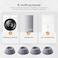 FITTO Anti Vibration Pads for Washer Dryer – 4pc Set, Slip Resistant, Noise & Vibration Reducing Rubber Feet, Shock Absorbing, Durable Washer Accessories - Grey