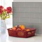 FITTO Mini Storage Basket Small &ndash; Off White Fruit Tray for Washing, Storing, and Serving, Easy Drainage, Nestable, Food Safe