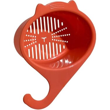 FITTO Plastic Rice Bowl &ndash; Household Rice Cleaner Strainer, Kitchen Vegetable Strainer with Handle, Portable Sink Colander for Fruits, Grains, Potatoes