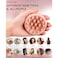 FITTO Silicone Scalp Massager Shampoo Brush for Shower, Soft Bristles, Waterproof Scalp Exfoliator, Deep Cleansing Hair Brush, Gentle Scalp Care for Men, Women, and Kids - Assorted color