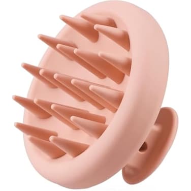 FITTO Silicone Scalp Massager Shampoo Brush for Shower, Soft Bristles, Waterproof Scalp Exfoliator, Deep Cleansing Hair Brush, Gentle Scalp Care for Men, Women, and Kids - Assorted color