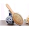 FITTO Wet Hair Brush Bamboo Detangling Brush, Natural Wooden Paddle, Organic Hairbrush for Women, Men & Kids – Gentle on Hair & Scalp, Reduces Breakage & Tangles, Eco-Friendly, Durable Design