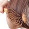 FITTO Wet Hair Brush Bamboo Detangling Brush, Natural Wooden Paddle, Organic Hairbrush for Women, Men & Kids – Gentle on Hair & Scalp, Reduces Breakage & Tangles, Eco-Friendly, Durable Design