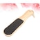 FITTO Double-Sided Wood Foot Rasp Dead Skin Callus Remover, Pedicure Foot File for Hard Skin, Corns, and Calluses, Durable Wooden Handle, Ergonomic Design for Smooth Feet