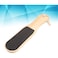 FITTO Double-Sided Wood Foot Rasp Dead Skin Callus Remover, Pedicure Foot File for Hard Skin, Corns, and Calluses, Durable Wooden Handle, Ergonomic Design for Smooth Feet
