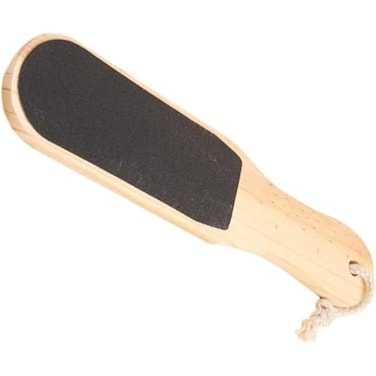 FITTO Double-Sided Wood Foot Rasp Dead Skin Callus Remover, Pedicure Foot File for Hard Skin, Corns, and Calluses, Durable Wooden Handle, Ergonomic Design for Smooth Feet